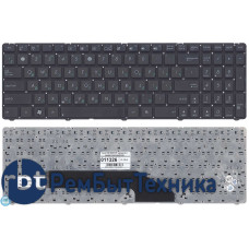 Клавиатура для ноутбука Asus K50 K60 K70 черная без рамки (плоский Enter) Клавиатура для ноутбука Asus K50 K60 K70 черная без рамки (плоский Enter)