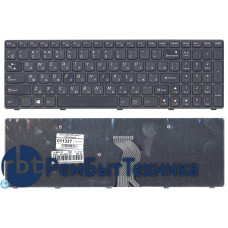 Клавиатура для ноутбука Lenovo G500 G700 черная с черной рамкой