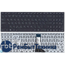 Клавиатура для ноутбука Asus X551 X551CA X551MA X553 черная без рамки (плоский Enter)