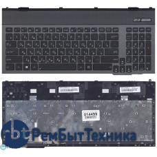 Клавиатура для ноутбука Asus G55 G55V G55VW G57 G57V G57VW черная с рамкой и подсветкой