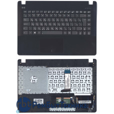 Клавиатура для ноутбука Asus X451 X451CA черная топ-панель