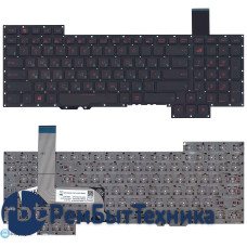 Клавиатура для ноутбука Asus G751 черная с подсветкой