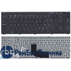 Клавиатура для ноутбука DNS K580S черная с рамкой