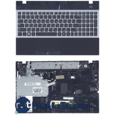 Клавиатура для ноутбука Samsung 300V5A 305V5A NP305V5A NV300V5A черная топ-панель серая рамка