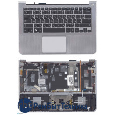 Клавиатура для ноутбука Samsung 900X3A топ-панель серебристая
