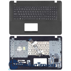 Клавиатура для ноутбука Asus X751 топ-панель черная