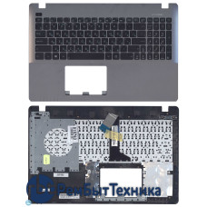 Клавиатура для ноутбука Asus X550 топ-панель черно-серебристая