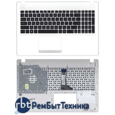 Клавиатура для ноутбука Asus X551 топ-панель белая