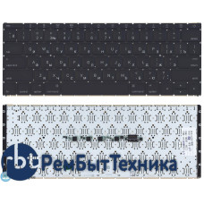 Клавиатура для ноутбука Apple MacBook 12" A1534 2016+ Small Enter черная