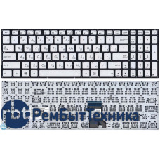 Клавиатура для ноутбука Asus N541 серебристая