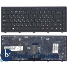 Клавиатура для ноутбука Lenovo Flex 14 G400s черная с рамкой