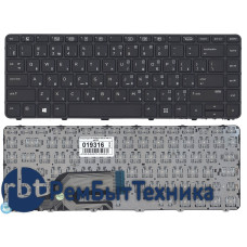 Клавиатура для ноутбука HP ProBook 430 G3 440 G3 445 G3 черная с рамкой Клавиатура для ноутбука HP ProBook 430 G3 440 G3 445 G3 черная с рамкой