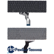 Клавиатура для ноутбука HP Pavilion 15-ab 15-ab000 15-cb 15z-ab100 черная с белой подсветкой