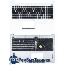 Клавиатура для ноутбука Asus X502 топ-панель белая