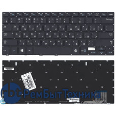 Клавиатура для ноутбука Samsung NP730U3E NP740U3E черная с подсветкой