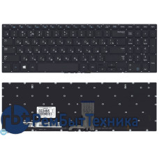Клавиатура для ноутбука Samsung NP670Z5E-X01 черная с подсветкой
