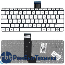 Клавиатура для ноутбука HP Stream X360 11-p белая без рамки