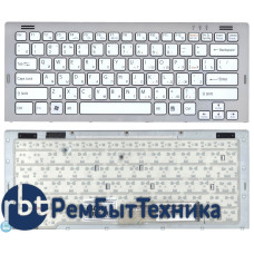 Клавиатура для ноутбука Sony Vaio VGN-SR белая c рамкой