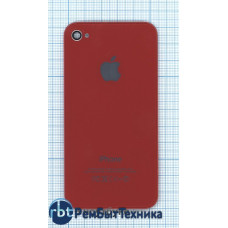 Задняя крышка для iPhone 4/4s (OEM) красная