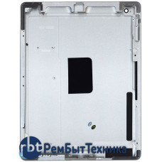 Задняя крышка для Apple iPad 2 A1395 серебристая Задняя крышка для Apple iPad 2 A1395 серебристая