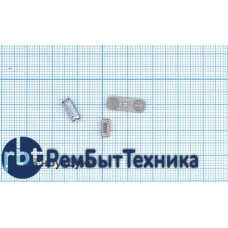 Комплект боковых кнопок для Apple iPhone 4S silver