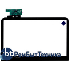 Сенсорное стекло (тачскрин) Dell 5377R PCB-1 черный
