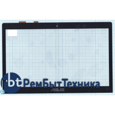 Сенсорное стекло (тачскрин) Asus S400 5343R FPC-1 черное