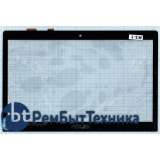 Сенсорное стекло (тачскрин) Asus S400 TCP14F21 V1.0 черное