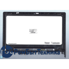 Модуль (Матрица, экран, дисплей + тачскрин) Lenovo IdeaPad Flex 2 14 черный с рамкой