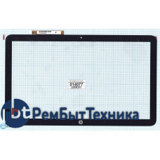 Сенсорное стекло (тачскрин) HP TouchSmart 15-F черный