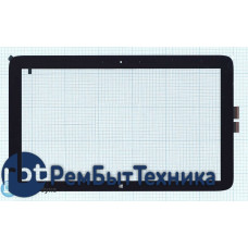 Сенсорное стекло (тачскрин) HP Pavilion X2 13-P черный Сенсорное стекло (тачскрин) HP Pavilion X2 13-P черный