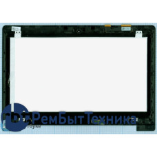 Модуль (Матрица, экран, дисплей + тачскрин) Asus S400CA черный с рамкой