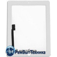 Сенсорное стекло (touchscreen) для Ipad 3 4 белое