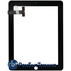 Сенсорное стекло для Ipad 1 черное Сенсорное стекло для Ipad 1 черное