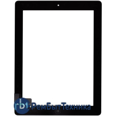 Сенсорное стекло (touchscreen) для Ipad 2 черное + кнопка home Сенсорное стекло (touchscreen) для Ipad 2 черное + кнопка home
