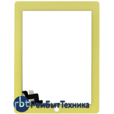 Сенсорное стекло (touchscreen) для Ipad 2 желтое