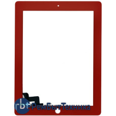 Сенсорное стекло (touchscreen) для Ipad 2 красное