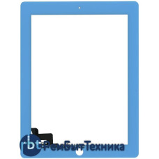 Сенсорное стекло (touchscreen) для Ipad 2 голубое