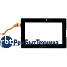 Сенсорное стекло (тачскрин) Blackberry playbook 2nd черное