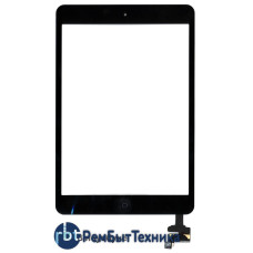 Сенсорное стекло (тачскрин) для Ipad mini + cable original черное