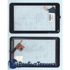 Сенсорное стекло (touchscreen) LG Optimus Pad V900 черное