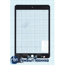 Сенсорное стекло (тачскрин) для Ipad mini 2 (retina) copy черное
