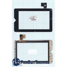 Сенсорное стекло (тачскрин) Texet TM-7037W черный