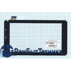 Сенсорное стекло (тачскрин) Texet TM-7058 черный
