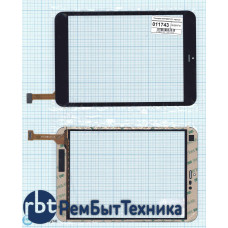Сенсорное стекло (тачскрин) MT70821-V3 черное