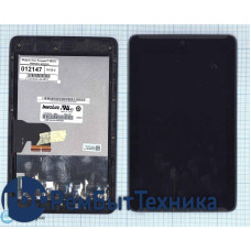 Модуль (Матрица, экран, дисплей + тачскрин) Asus Fonepad 7 ME372 ME372CG черный с рамкой