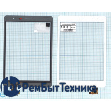 Сенсорное стекло (тачскрин) 078002-02-v1 белое