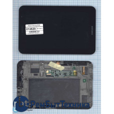 Модуль (Матрица, экран, дисплей + тачскрин) Samsung P6200 с рамкой черный