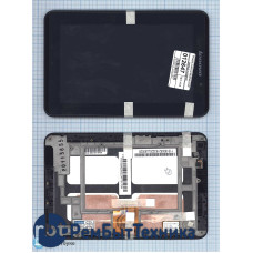 Модуль (Матрица, экран, дисплей + тачскрин) Lenovo IdeaPad A1-07 черный с рамкой
