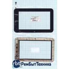 Сенсорное стекло (тачскрин) TOPSUN C0010 B1 черный